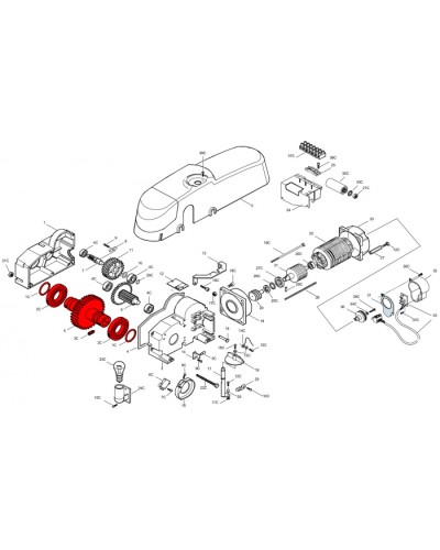 Соединитель для стрелы G12000 Came 119RIG081 в Дербенте Запчасти для шлагбаумов и автоматики Pintop.ru