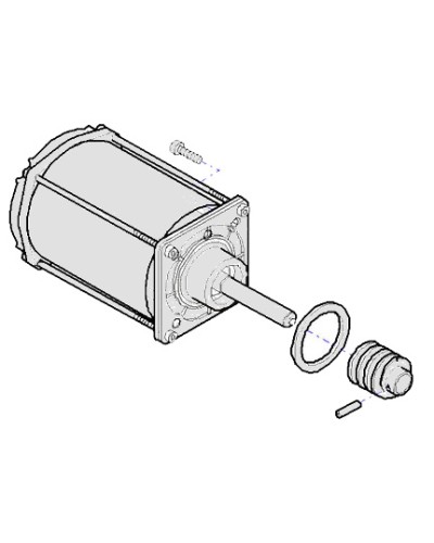 Электродвигатель G12000 в сборе Came 119RIG101 в Дербенте Запчасти для шлагбаумов и автоматики Pintop.ru