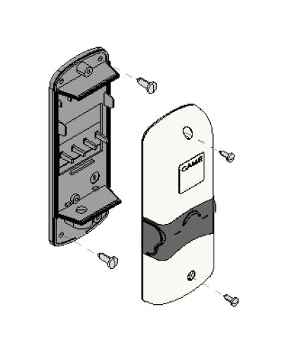 Корпус передатчика DIW01 DIW03 DB Came 119RIR257 в Дербенте Запчасти для шлагбаумов и автоматики Pintop.ru