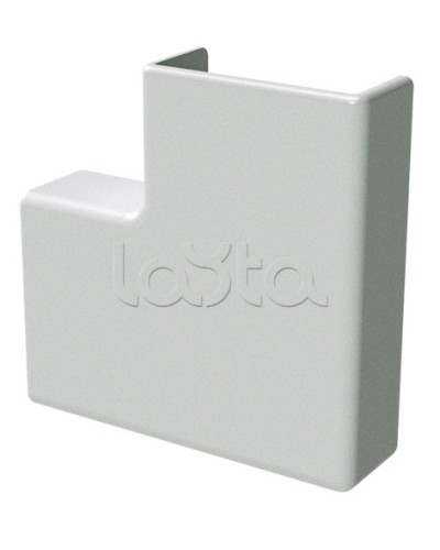 Угол плоский белый 22x10 DKC (00407R) в Дербенте Аксессуары для кабель-канала Pintop.ru