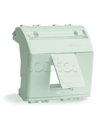 Адаптер для информационных разъемов Keystone, белый, 2 мод DKC 76613B в Дербенте Аксессуары для кабель-канала Pintop.ru