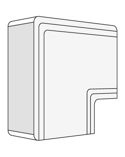 Угол плоский NPAN 60x60 мм DKC 01743 в Дербенте Аксессуары для кабель-канала Pintop.ru
