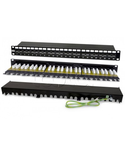 Патч-панель Hyperline PP2-19-24-8P8C-C6A-110D в Дербенте Патч панель Pintop.ru