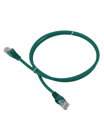 Патч-корд LANMASTER LSZH UTP кат.5e, 0.3 м, зеленый LANMASTER LAN-PC45/U5E-0.3-GN в Дербенте Патчкорды (медные) Pintop.ru