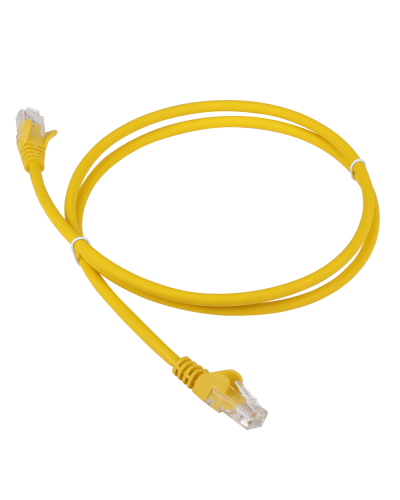 Патч-корд LANMASTER LSZH UTP кат.5e, 0.3 м, желтый LANMASTER LAN-PC45/U5E-0.3-YL в Дербенте Патчкорды (медные) Pintop.ru