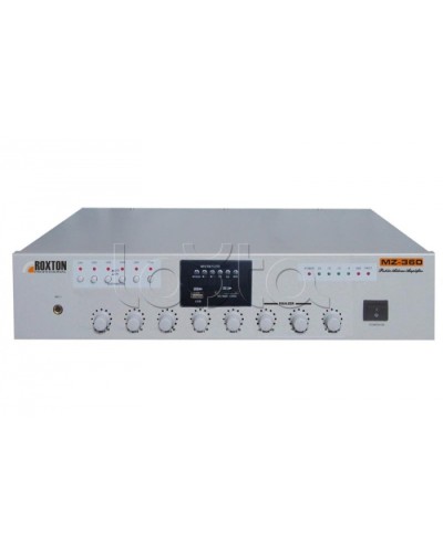 Микшер-усилитель ROXTON MZ-360 в Дербенте Система оповещения и трансляции Roxton Pintop.ru