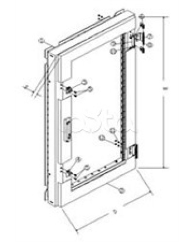 Дверь передняя плексигласовая TOA PGD-22 в Дербенте Системы оповещения и трансляции TOA Pintop.ru
