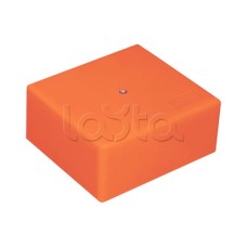 Коробка огн. с глад. стенками,без галогена, IP41, 4P, (1,5-10мм2) (оранж) ОКЛ Экопласт (46321HF)