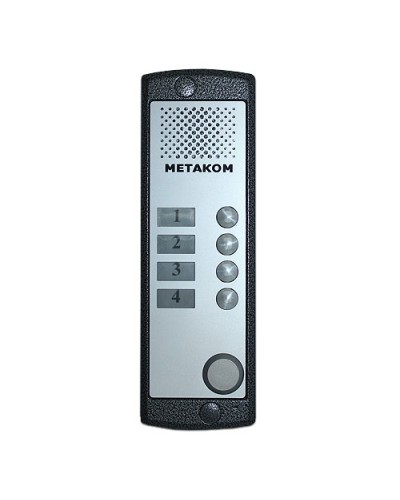 Блок вызова домофона Метаком MK4-X-MF в Дербенте Вызывные аудиопанели малоабонентные Pintop.ru